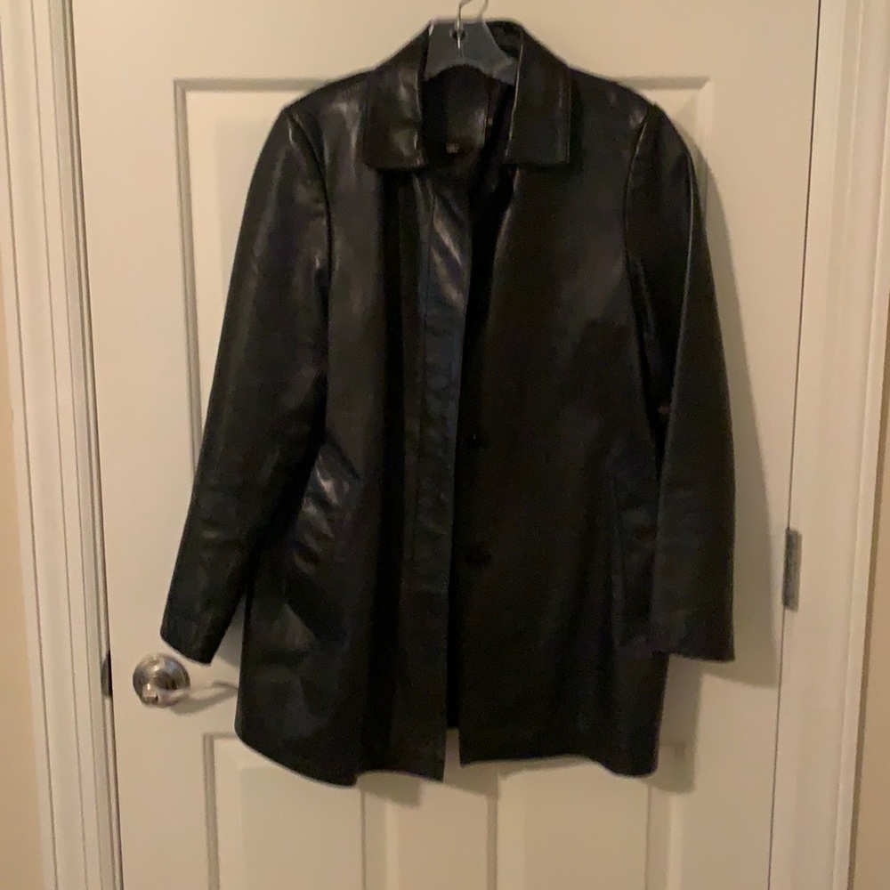 Coach leather coat/jacket